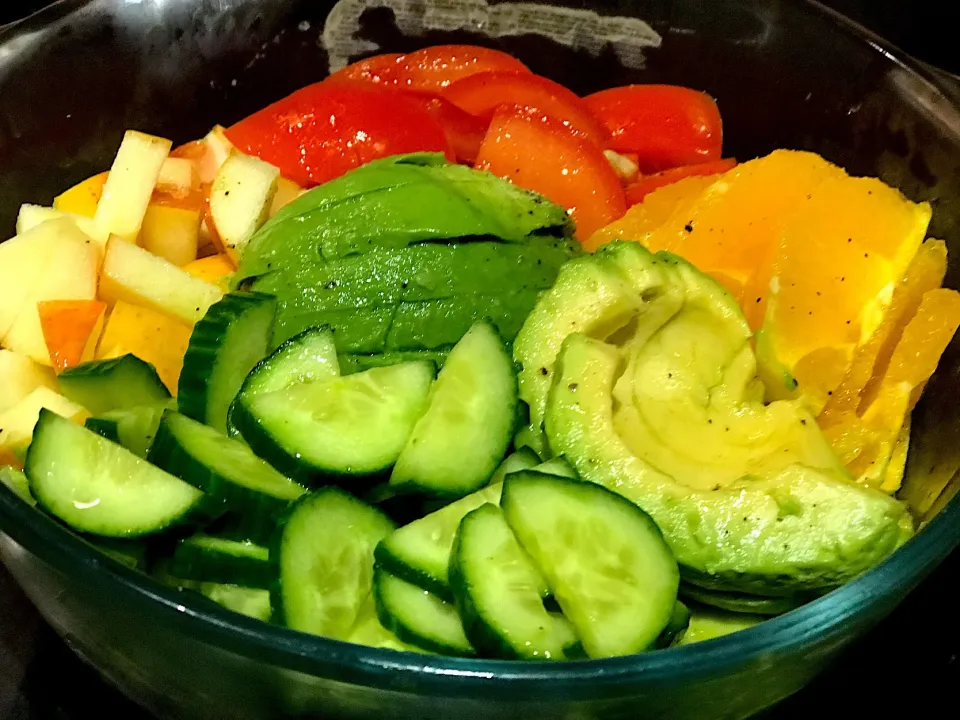 Mixed vegetables n fruits salad|Babyluv Cabrera Ocampoさん