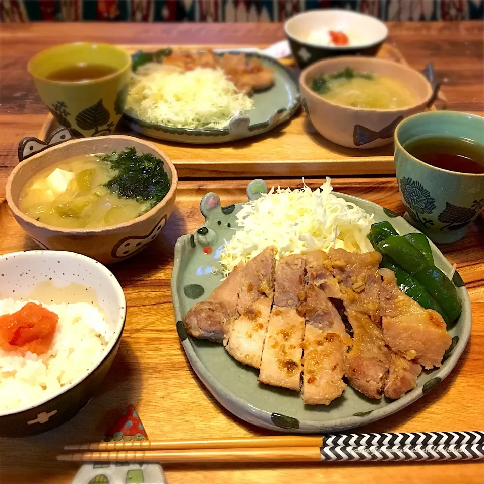 豚ロースの味噌漬け定食|ともみさん