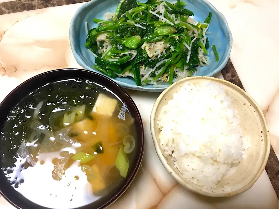 雨で冷蔵庫の中は豆腐と野菜だけ|やさこさん