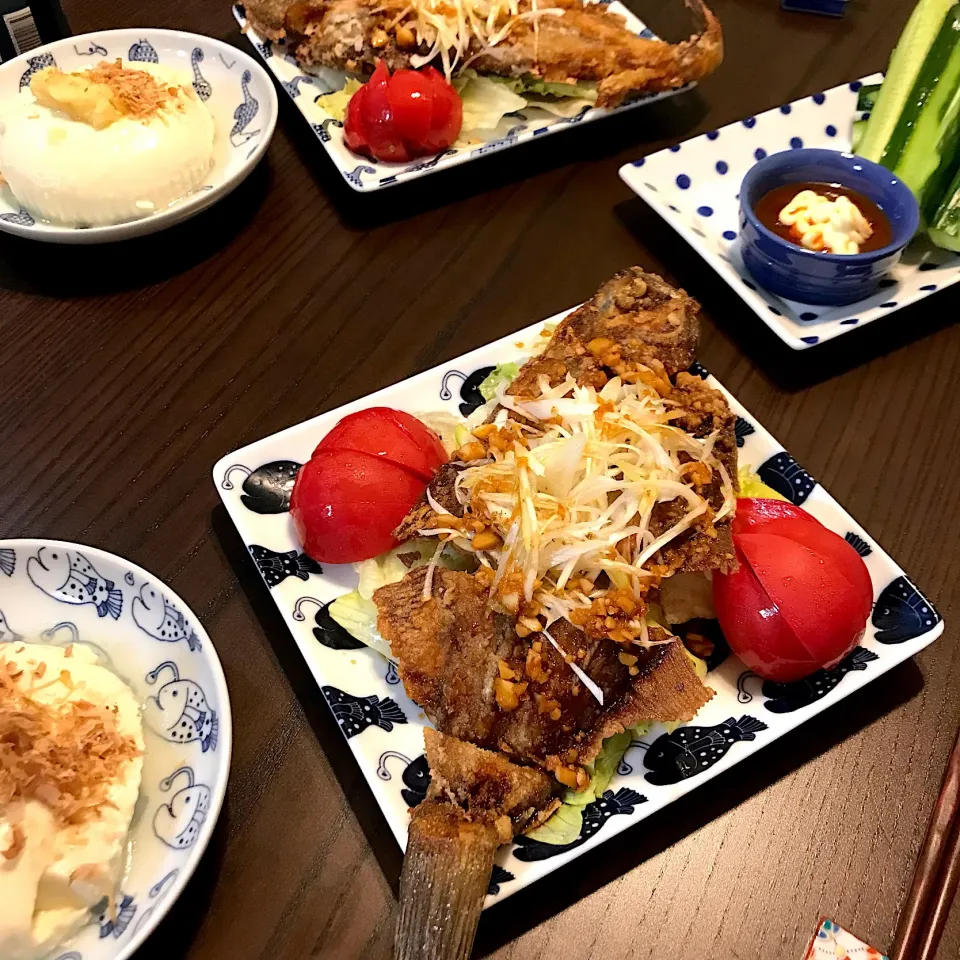 カレイの唐揚げ♪|いくさん