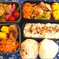 Snapdishの料理写真:高2&中3　男子お弁当|みなみなさん