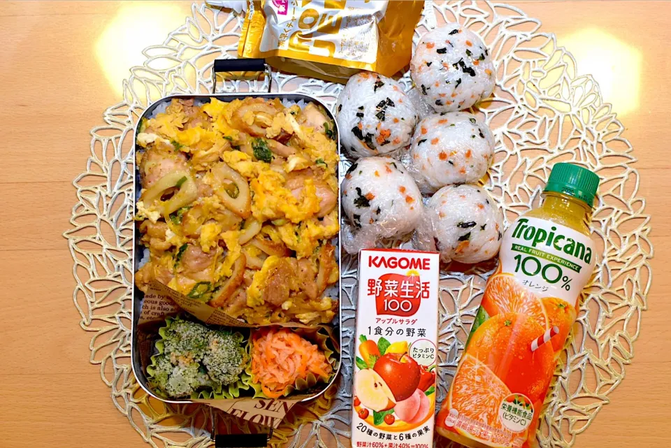 Snapdishの料理写真:#お弁当  #息子弁当  #高校生弁当  #高校球児弁当  #食トレ  #のっけ弁  #作り置き  #親子丼弁当|dra-kichiさん