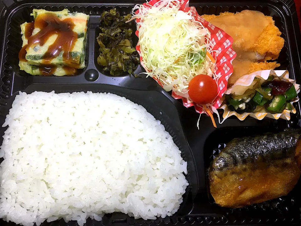 おろしカツ 日替わり弁当 宅配ランチ 豊川市配達|Naokazu Kuritaさん