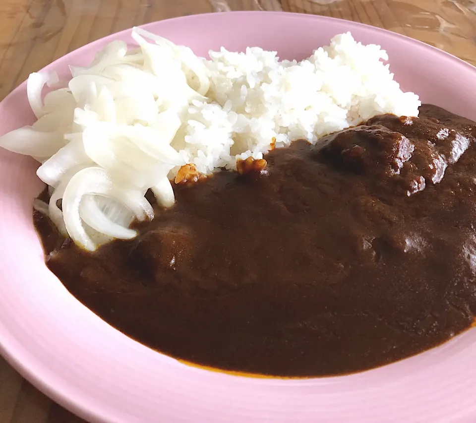 カレー on 自作の玉ねぎピクルス|buhizouさん