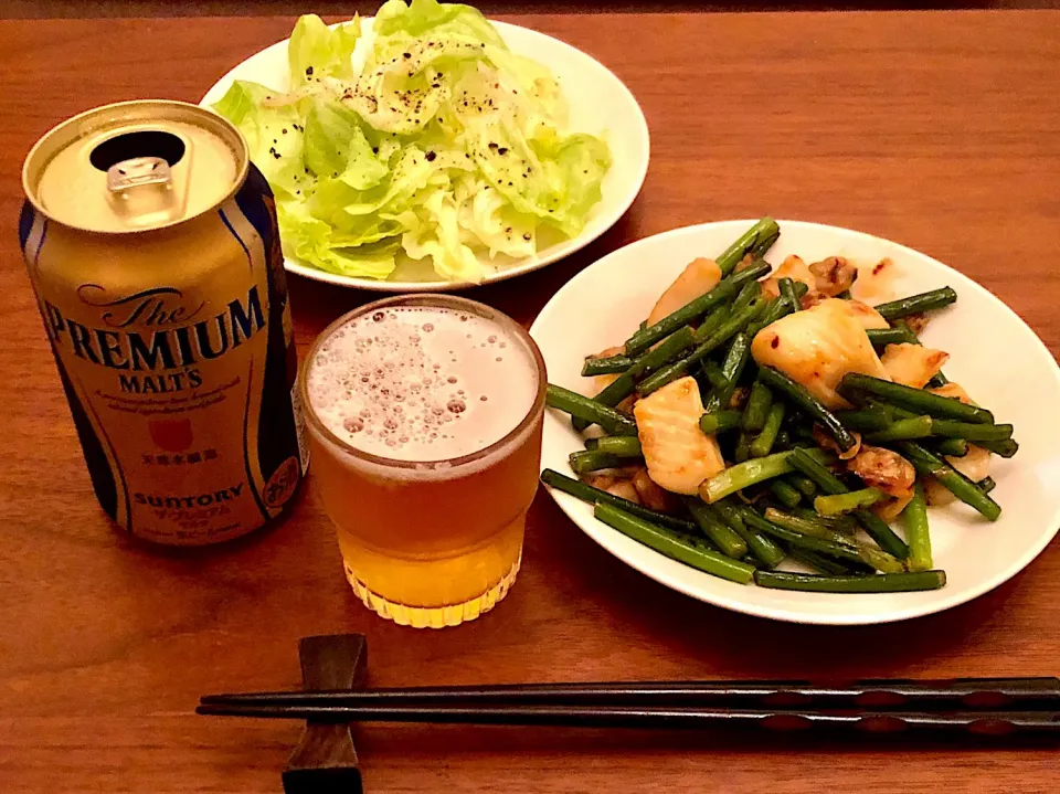 家飲み部で頂いたプレミアムモルツでお疲れ様🍻|マユマユさん