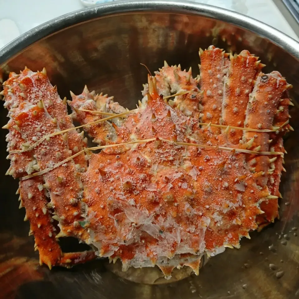 Snapdishの料理写真:函館市場の花咲蟹🦀|しまだ ちえこさん