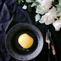 桃の白ワイン煮