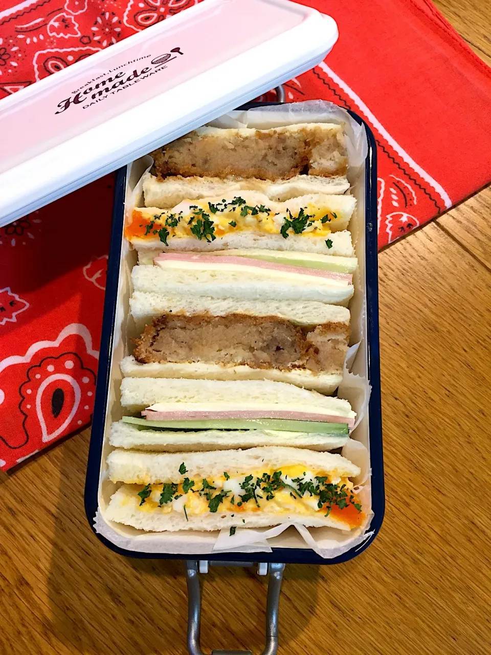 JK弁当  サンドイッチ3種|まつださんさん