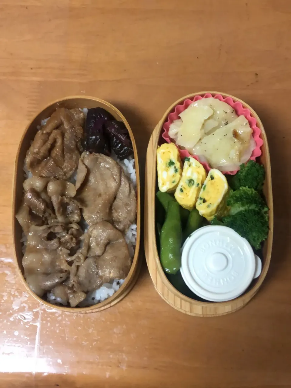 生姜焼き弁当 2019.7.2.|ちあきさん