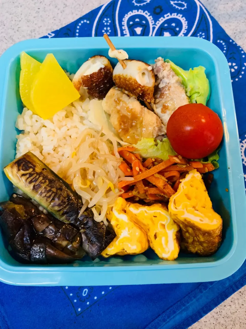 Snapdishの料理写真:2019.7.2♫久しぶりのお弁当♫|Satokoさん