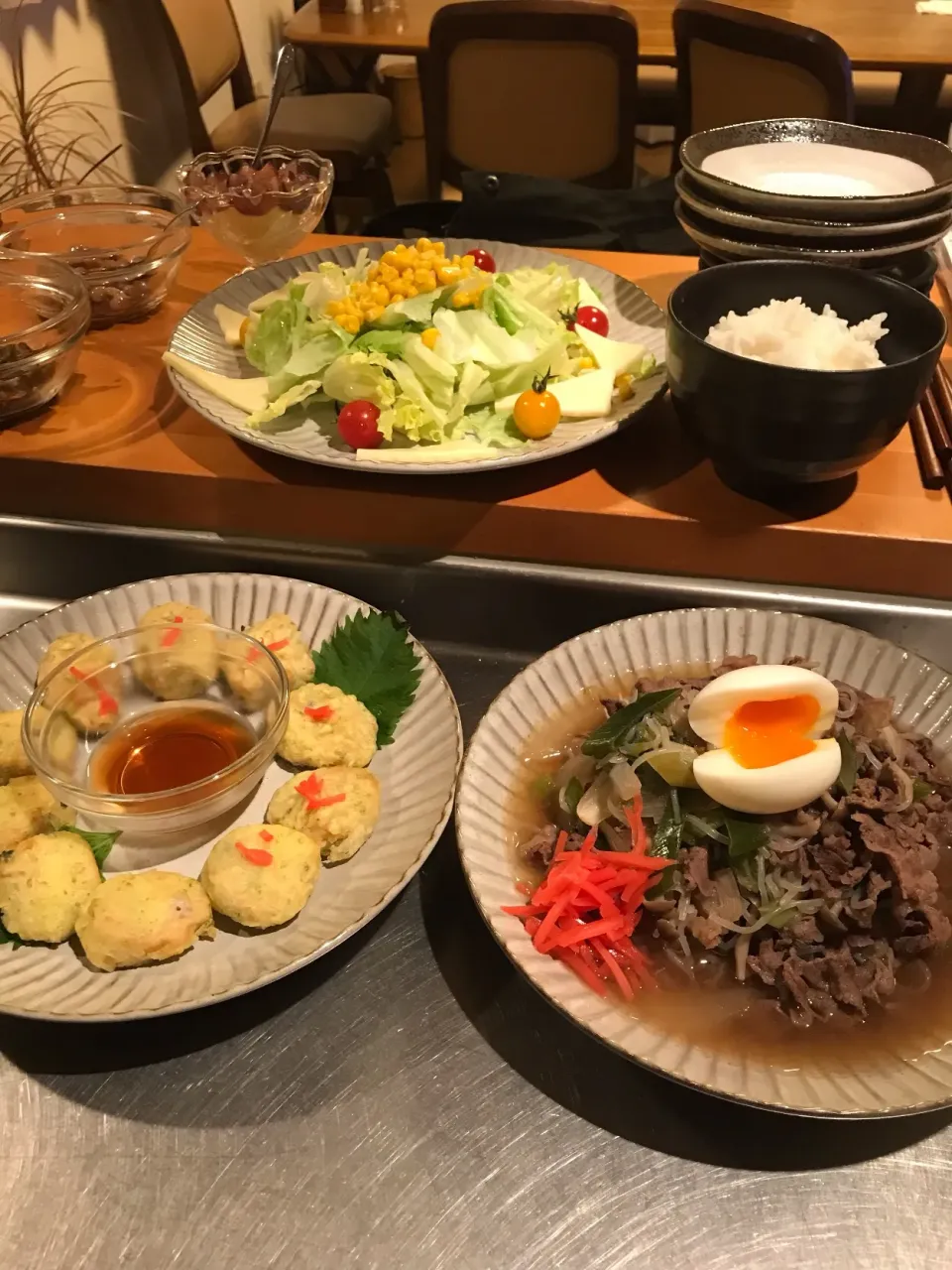 Snapdishの料理写真:かねさだ 豆腐はんぺん & 牛すき煮|_emi_48.0517さん