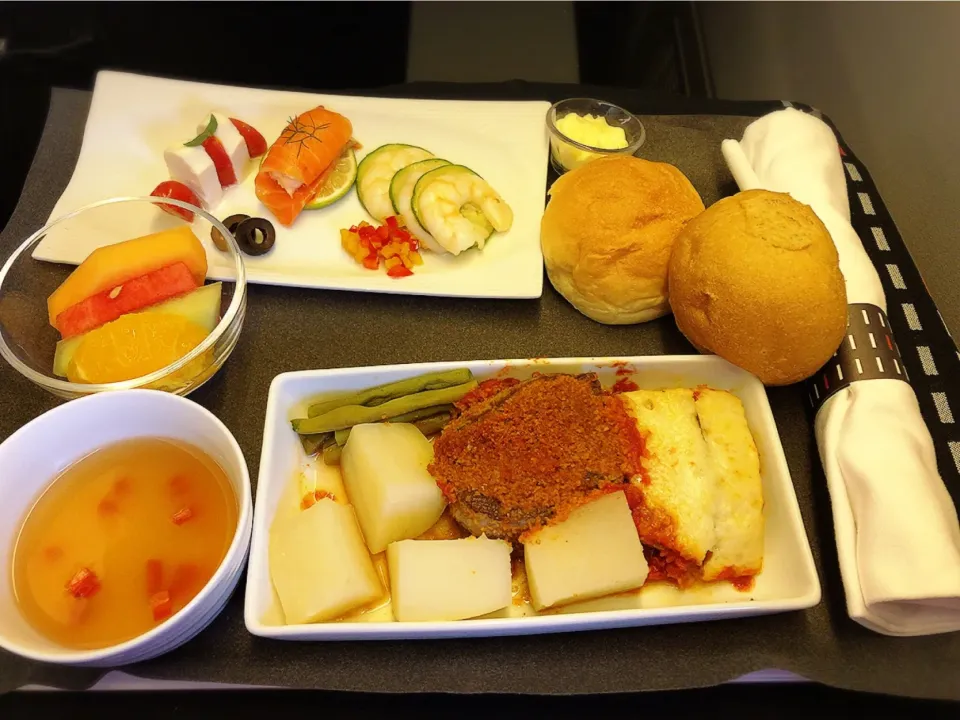 Snapdishの料理写真:JAL 機内食✈️😋🍴|Kashimanakitchenさん