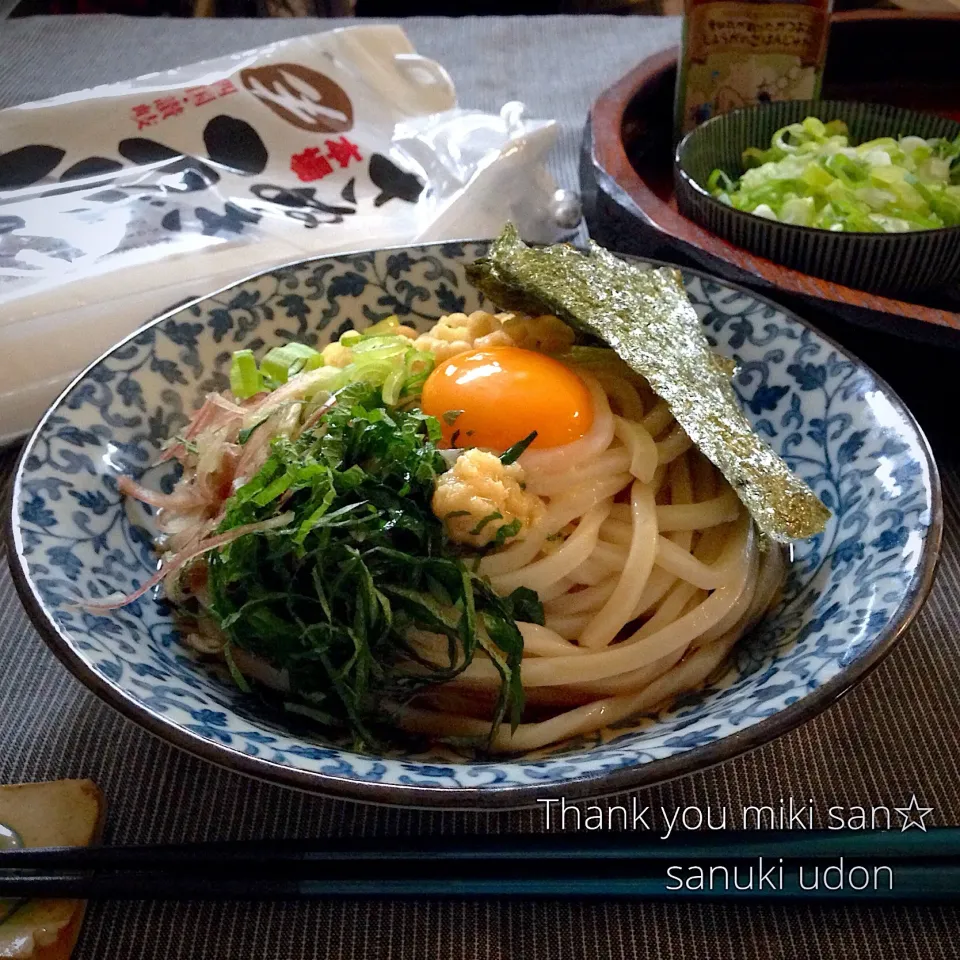 ぶっかけ冷やしうどん✨  #讃岐うどん|なだちいさん