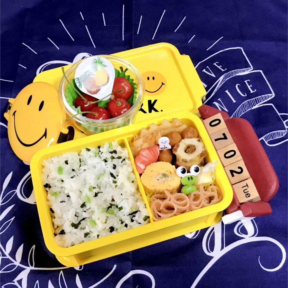 Snapdishの料理写真:中1・息子🍱|みきじょ〜さん