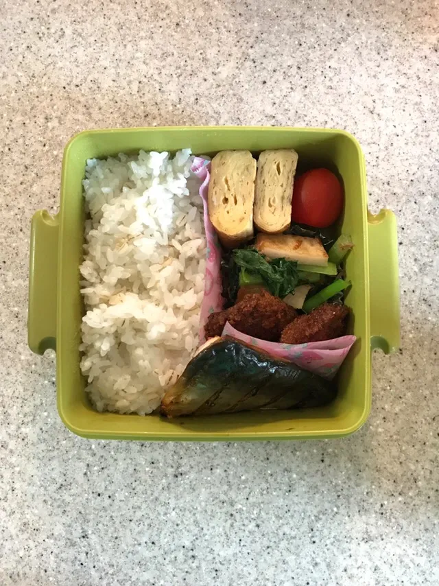 Snapdishの料理写真:試験終了、塩サバ弁当🍱

 #お弁当  #弁当  #高校生男子弁当  #部活弁当  #サッカー部弁当 #|ちっくんさん