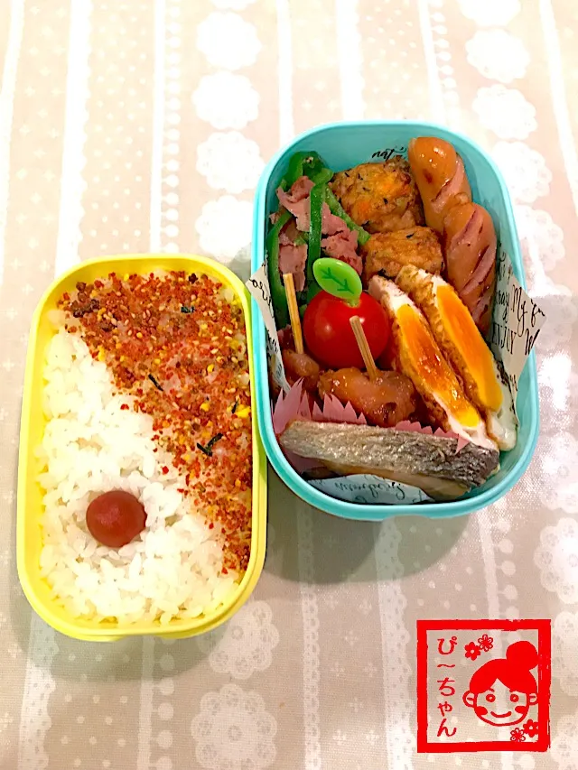 Snapdishの料理写真:次女☆高校生弁当😊366日目|☆ぴ〜ちゃん☆さん