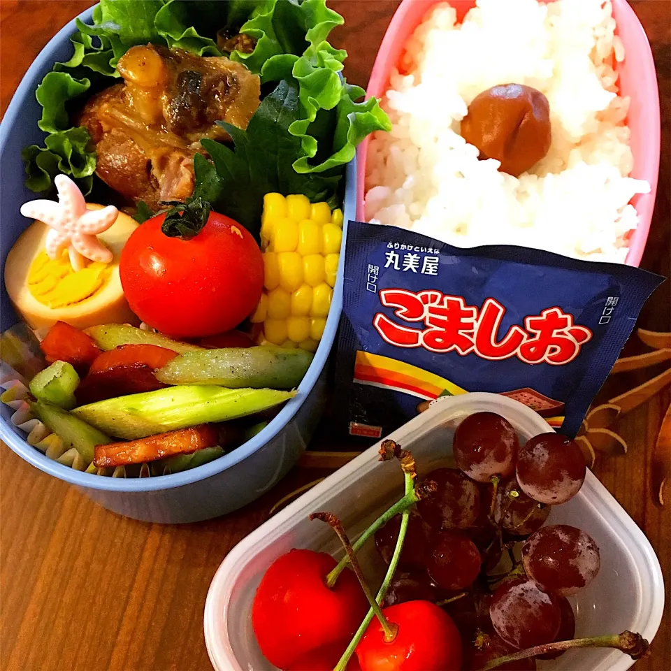 Snapdishの料理写真:#スペアリブの煮込み 弁当|yakkoさん