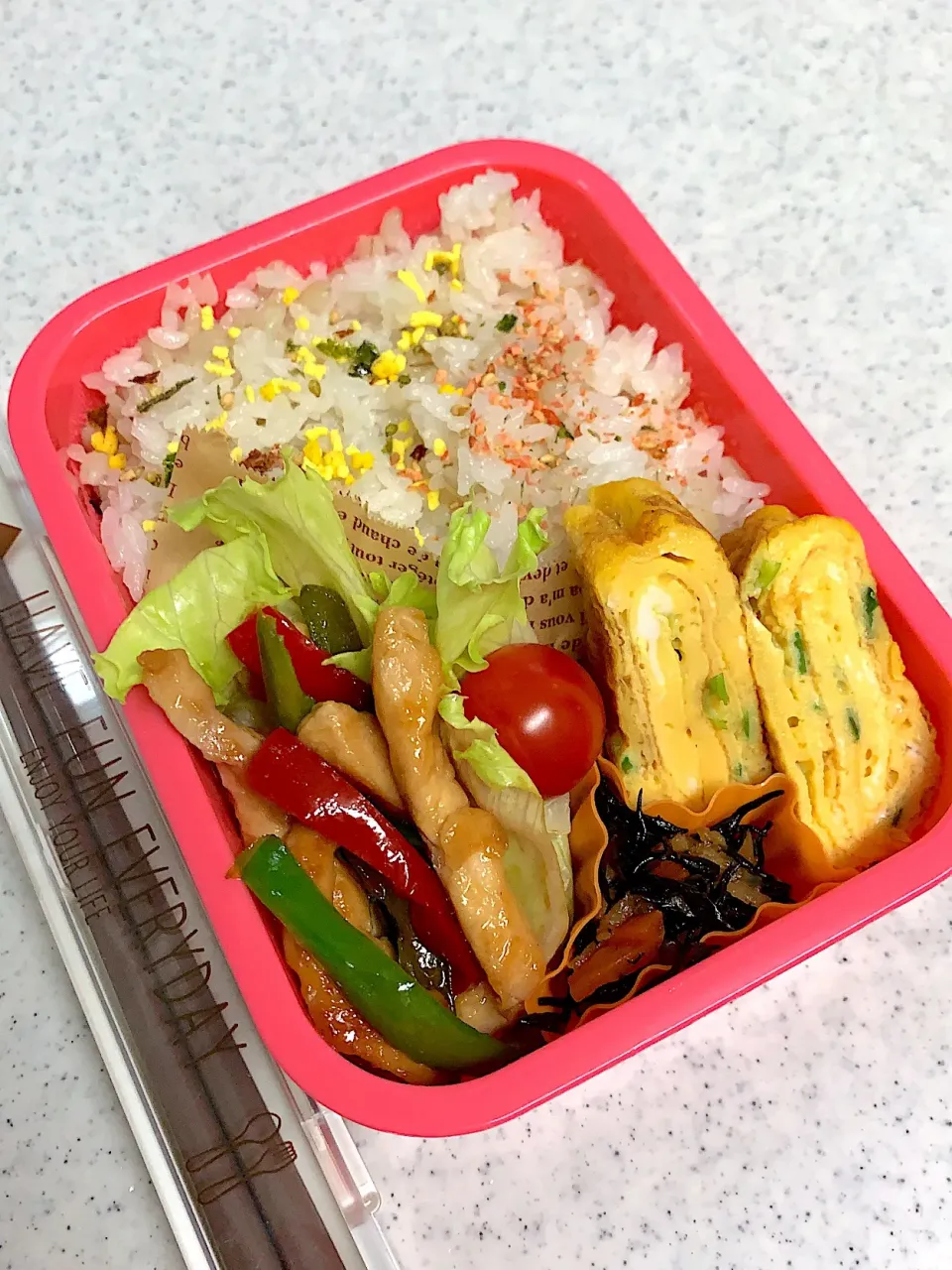 今日のお弁当 #女子高生のお弁当|料理嫌いなおかあさんさん