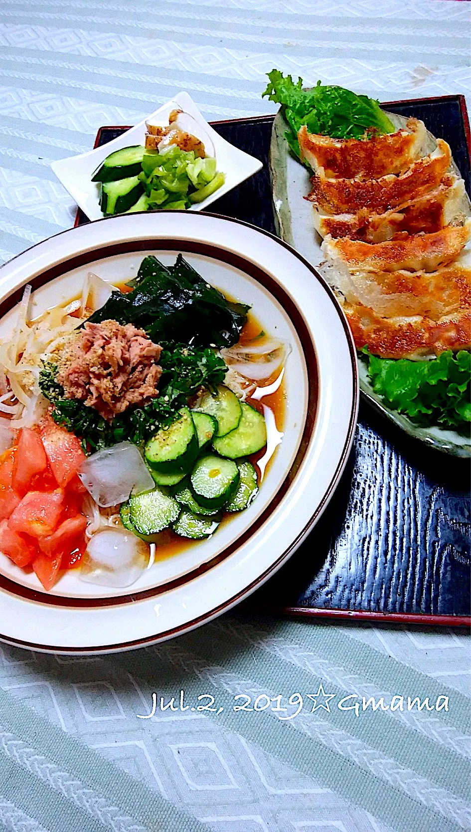 Gママの晩ごはん☆素麺の冷汁 味噌を入れるのがポイント😊💓|kaoriさん