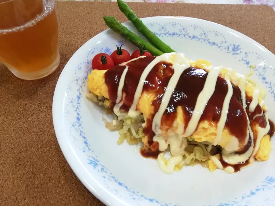 令和元年7/3
オムとん平焼きでブランチ😋|たえさん