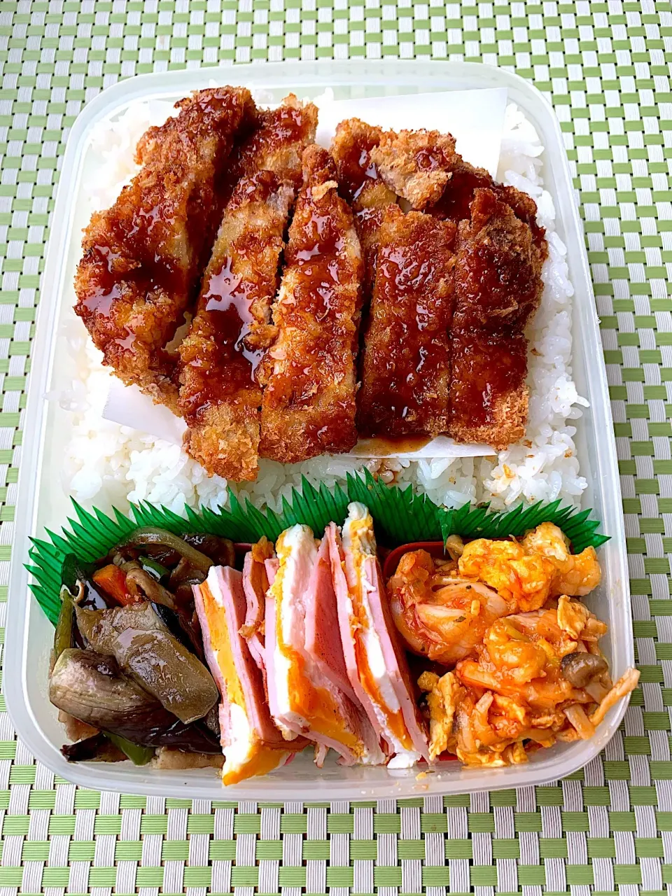 Snapdishの料理写真:2019.7.2 高3球児弁当|Loackerさん