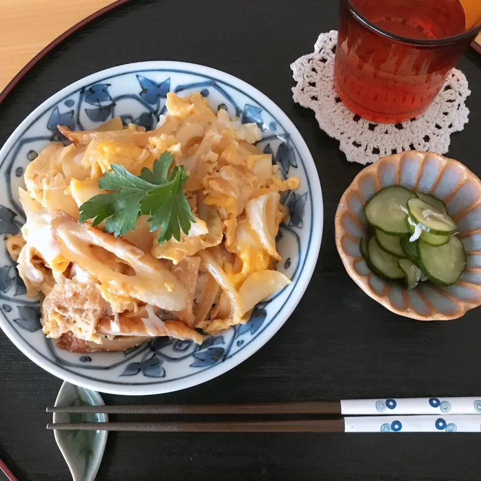 Snapdishの料理写真:ちくわ丼(◦`꒳´◦)ᵎᵎお昼ご飯|サチャンさん