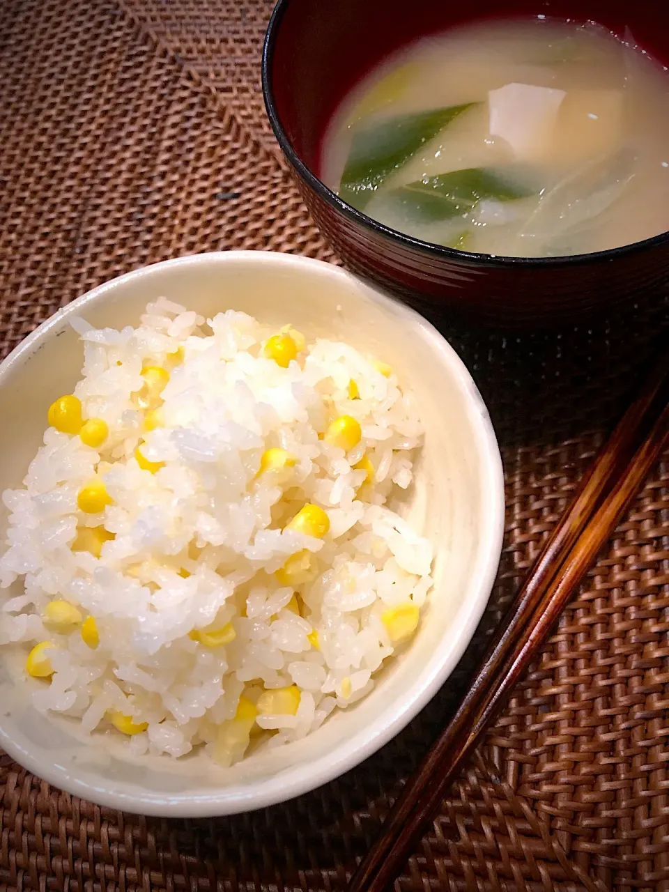 とうもろこしご飯🌽
美味しいー|市川食堂さん