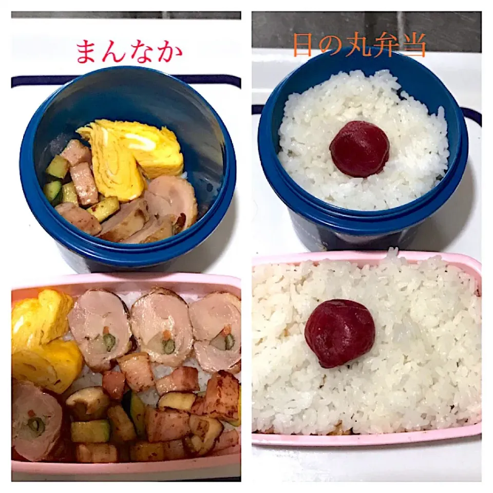 日の丸弁当と見せかけて…お弁当♪|こーやさん