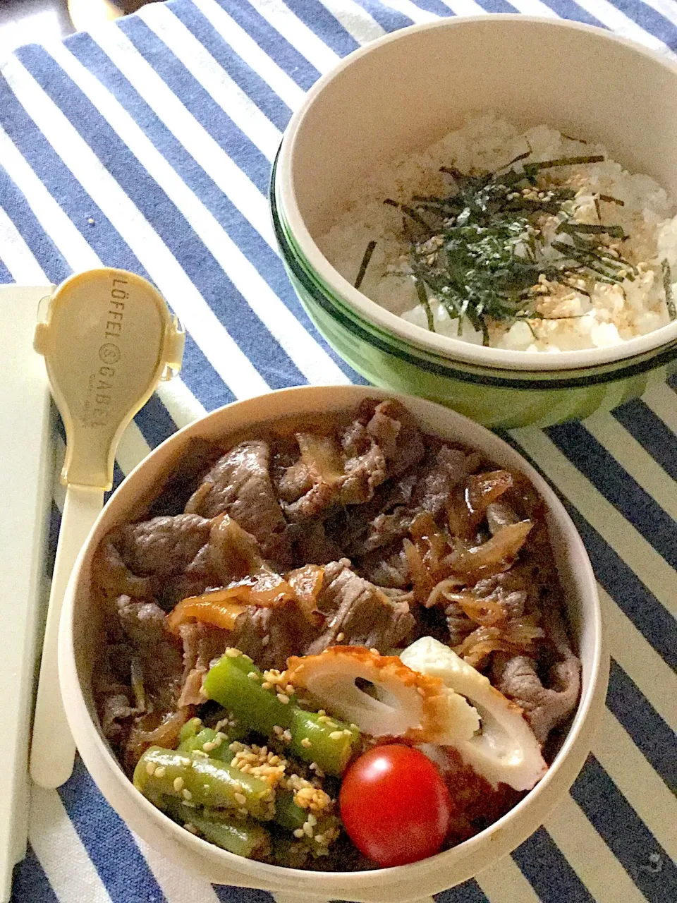 長女の中学弁当！
すき焼き？牛丼？|yukoさん