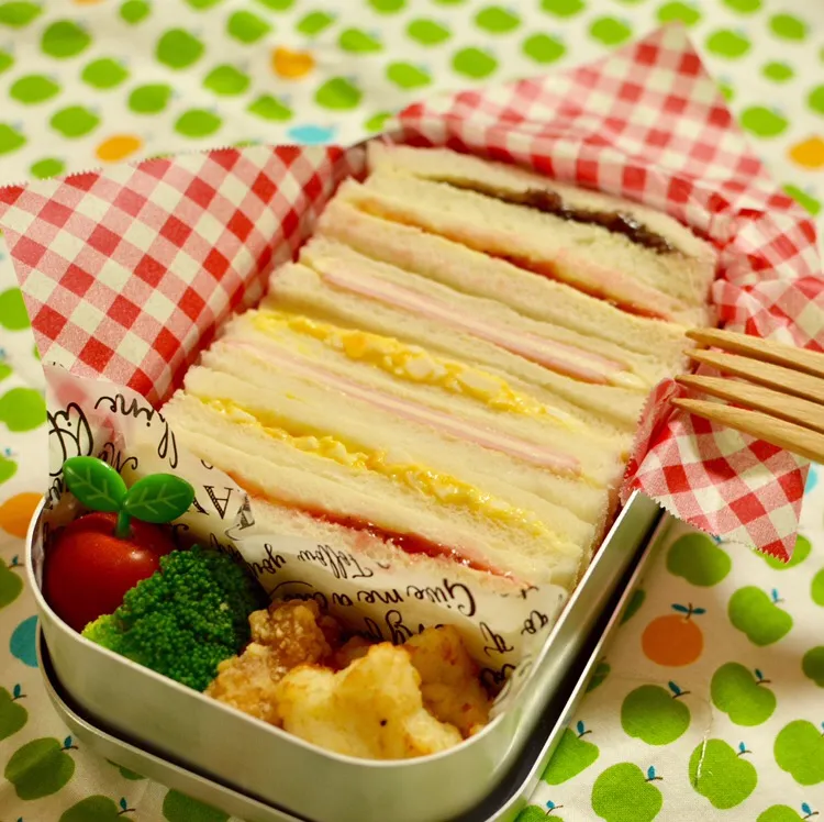 #サンドウィッチ弁当|mck.iさん