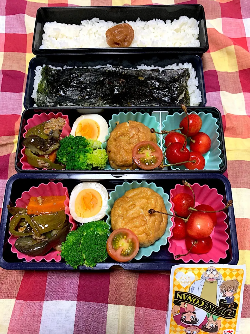 Snapdishの料理写真:息子&娘のお弁当7/4|iguigupopさん