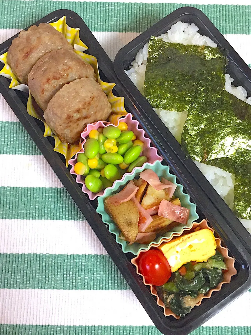 7/4☆旦那☆バーグ弁当|ちーさん