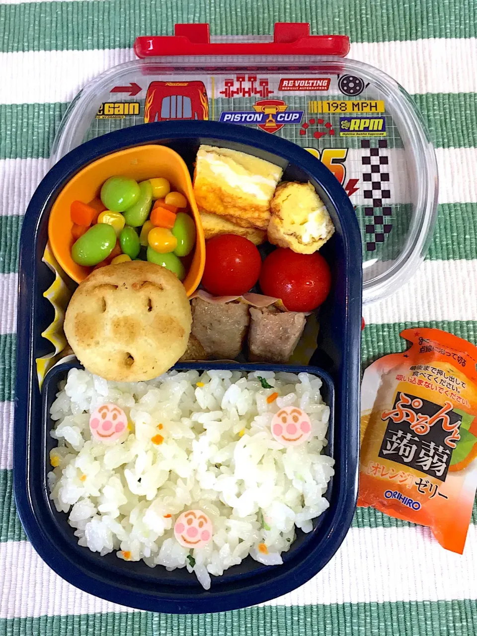 7/4☆年少☆バーグ弁当|ちーさん