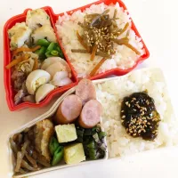 Snapdishの料理写真:2019.7.4保育園弁当|1oryさん