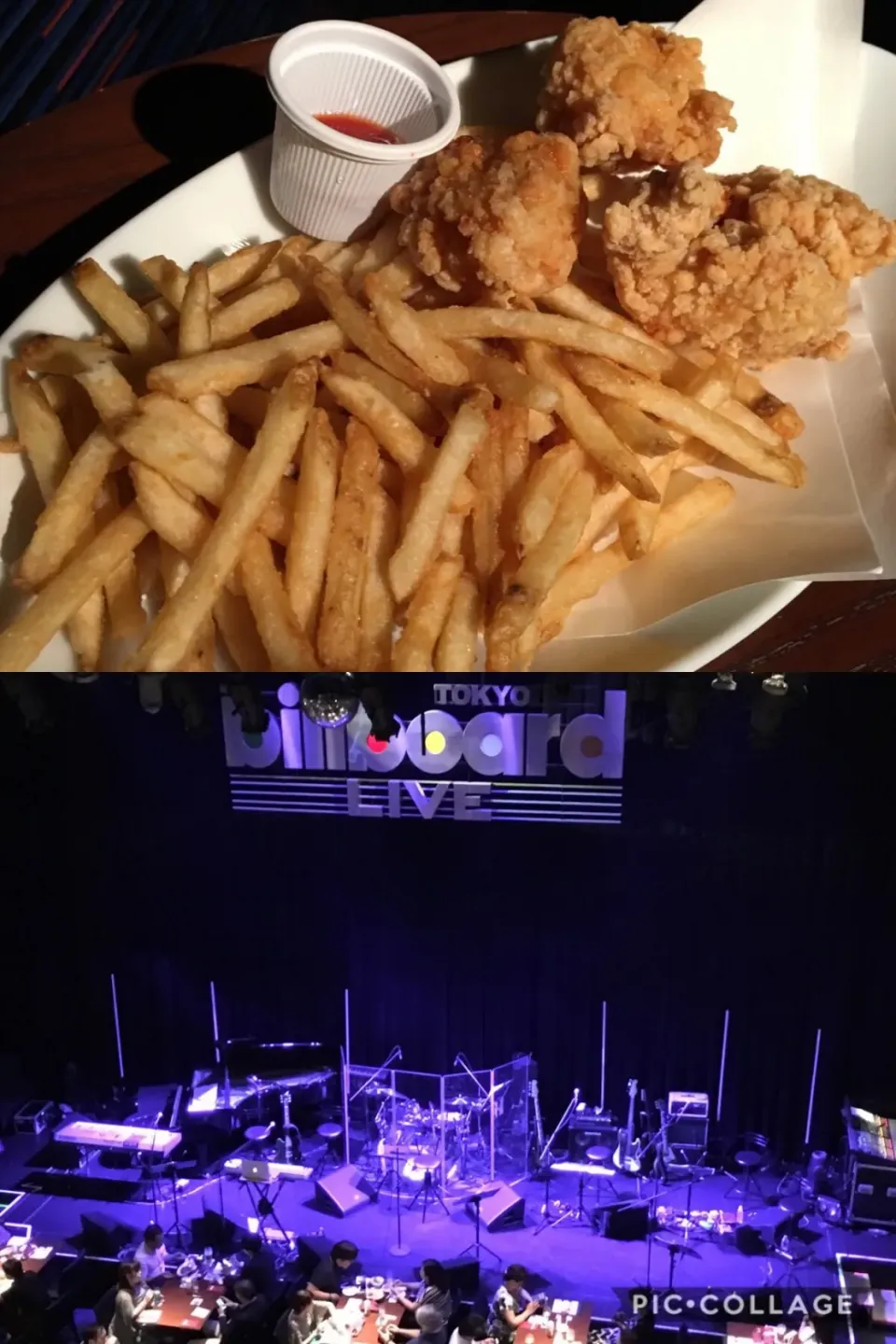 昨晩はparis match@billboard LIVE TOKYO.
ライブハウス等の食事はあまり期待していないのですが、この唐揚げとポテトはいけるんです。|sniper66さん