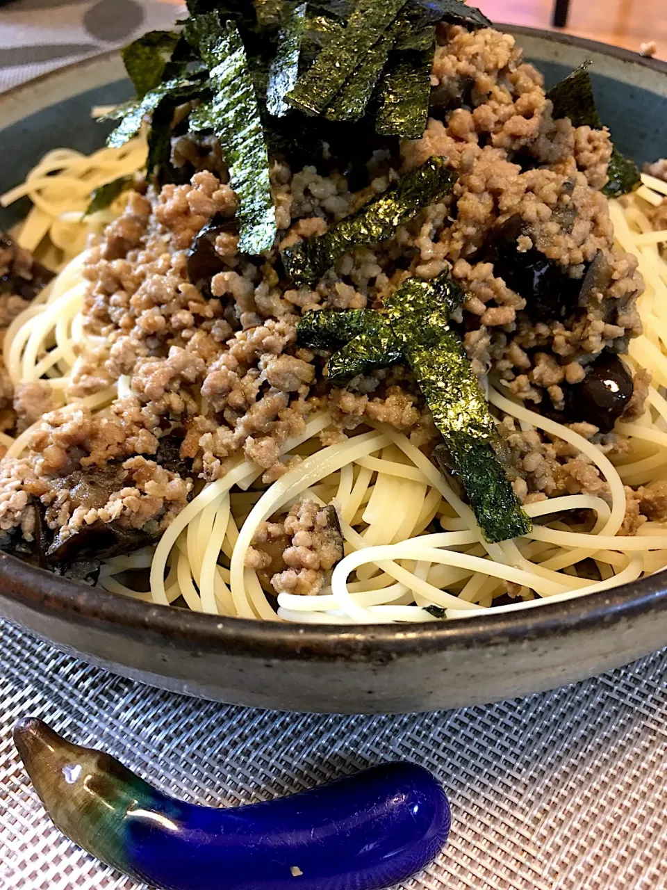 Snapdishの料理写真:くっきいママさんの料理 肉味噌
茄子の肉味噌炒め|MOMO-chan☻さん