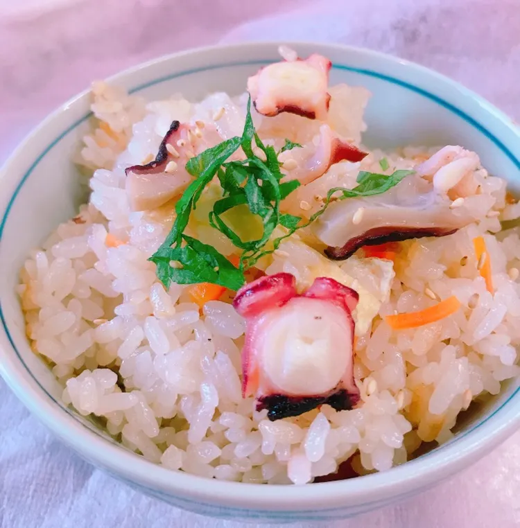 炊飯器で簡単たこ飯|かっちゃん杉さん