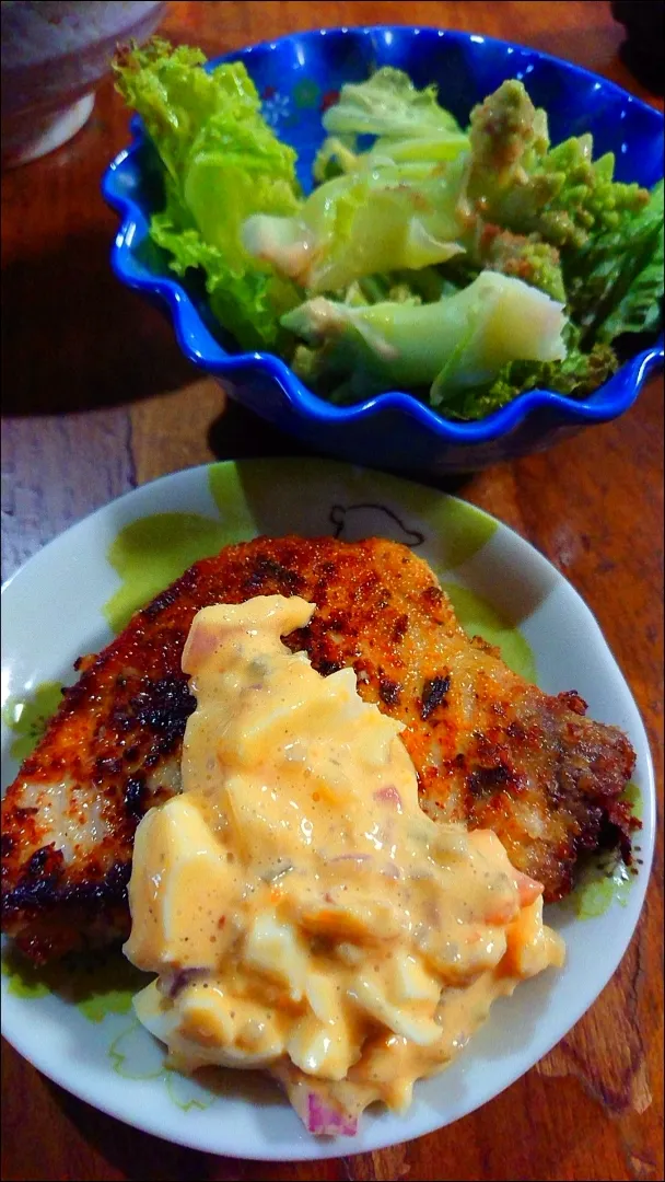 モウカザメのパン粉焼きタルタルソース💕|メイメイda.さん