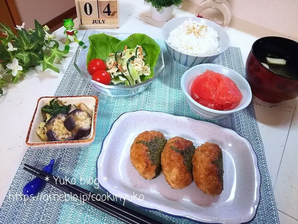 豆腐がヘルシー！大葉豆腐ハンバーグ！|cookinyukoさん