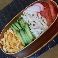 Snapdishの料理写真:冷やし中華弁当|カンナさん