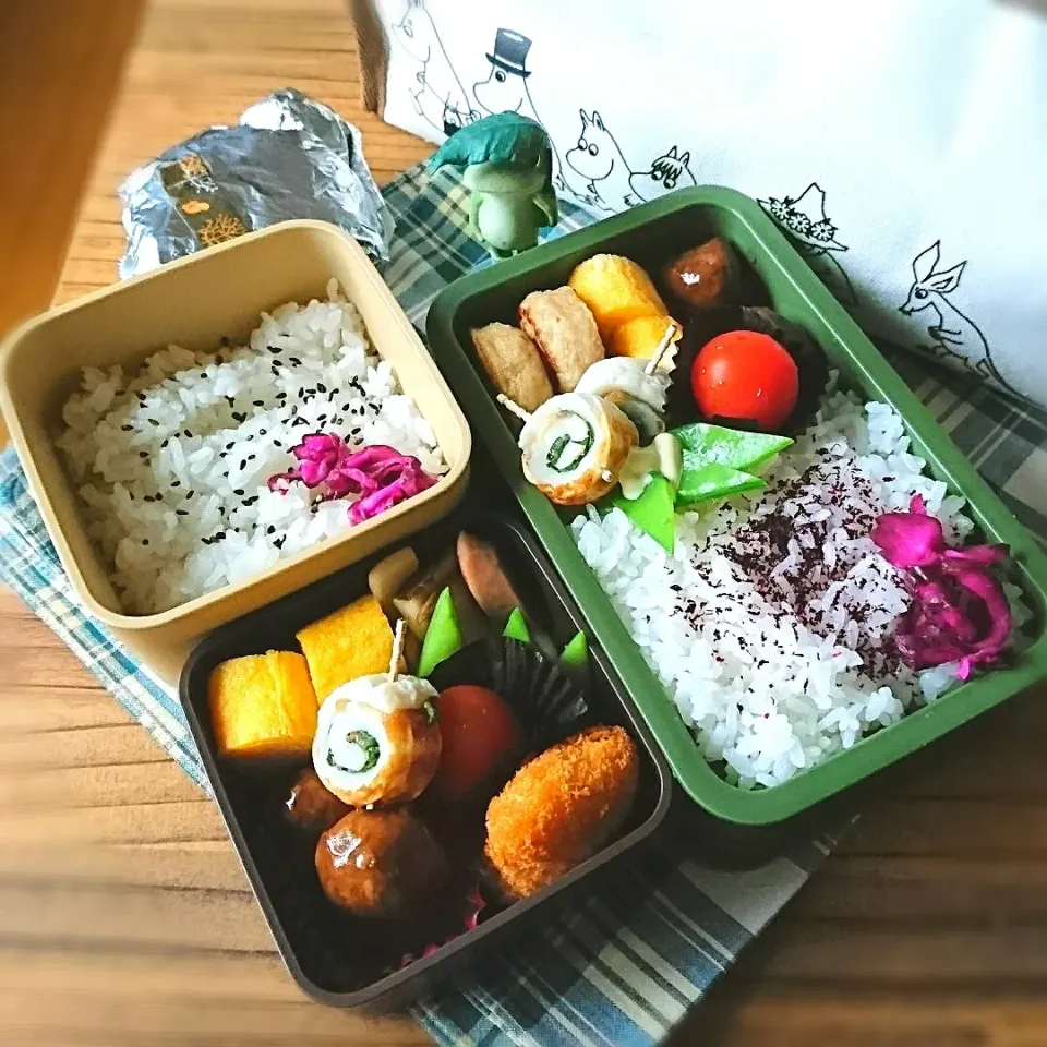 息子弁当・おっと弁当 7/4|ふ〜たん**さん