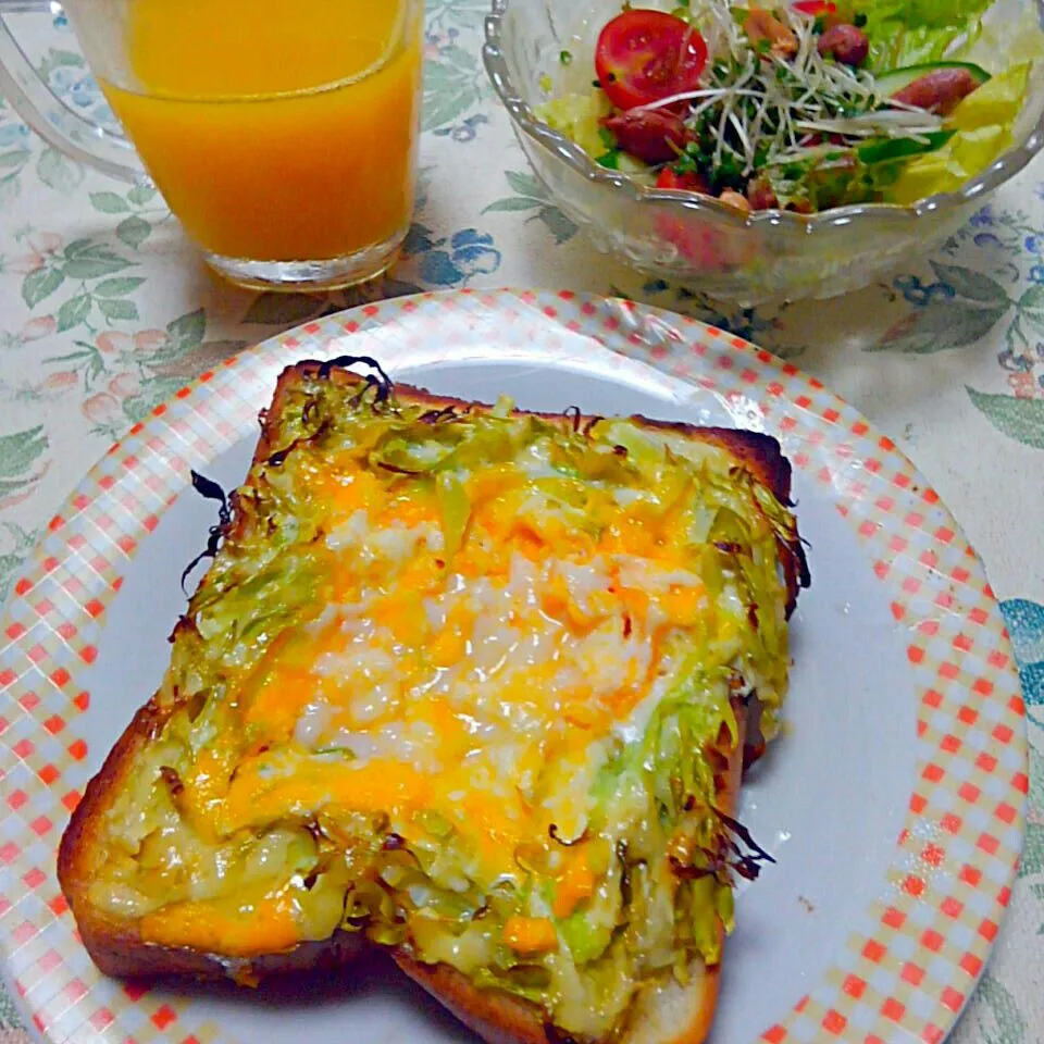 むっちゃん万十風トースト🍞玉子が難しい|うたかた。さん