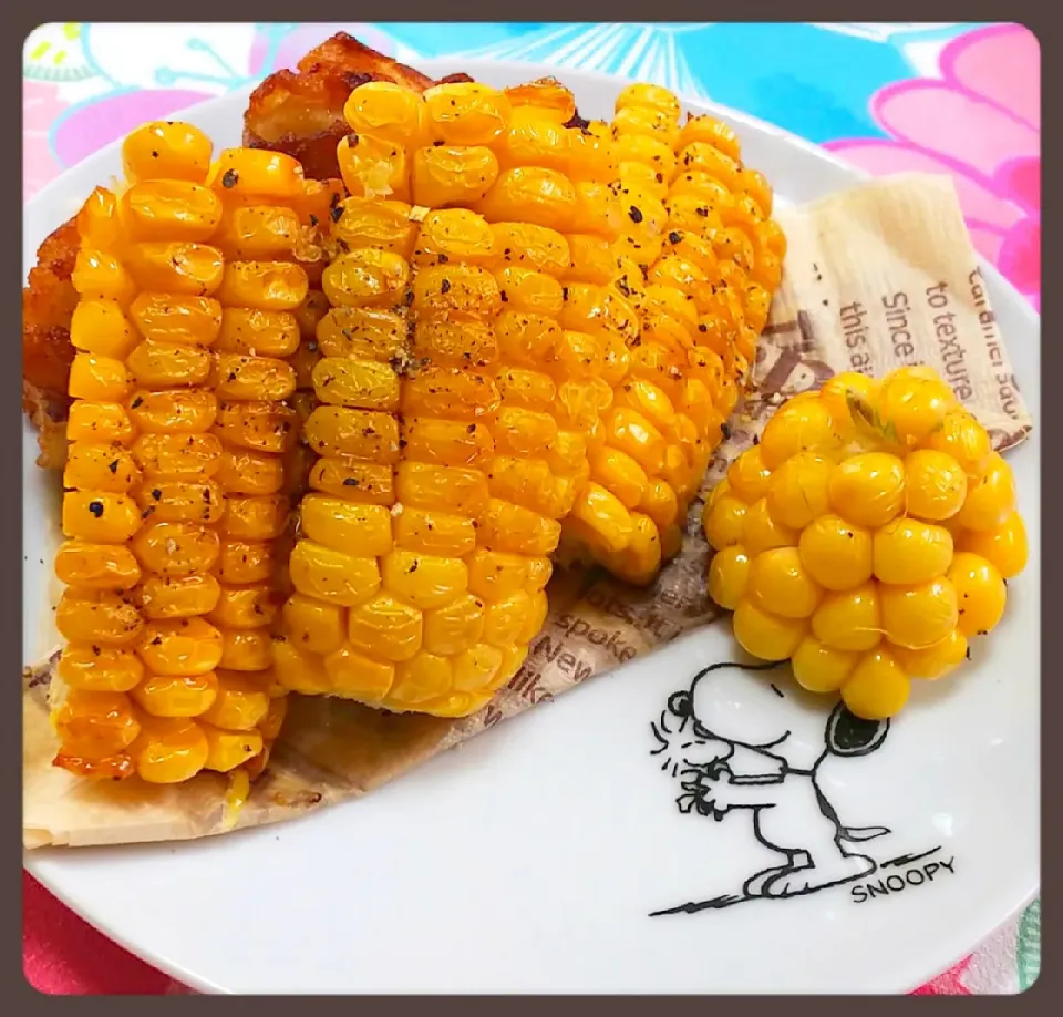 🌽とうもろこしの素揚げ🌽|ひとみんΨ(*´∀｀)Ψさん