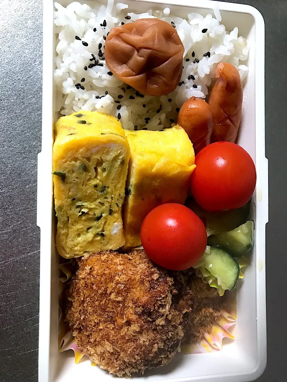 かぼちゃコロッケ弁当🎃|ちーさん