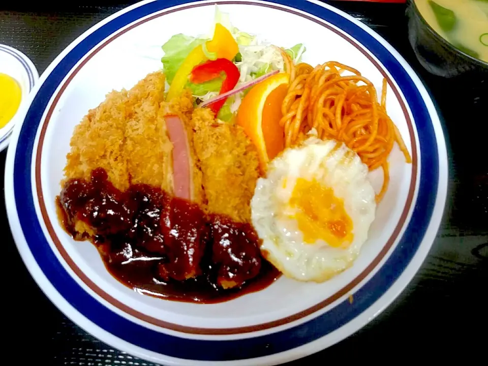 手造りハムカツ定食|nyama1さん