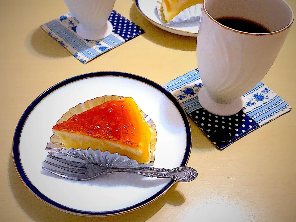 テスト明け 中学生男子の息抜き。
手作り、チーズケーキ✨  ご相伴にあずかりました♪|おさんどんさん