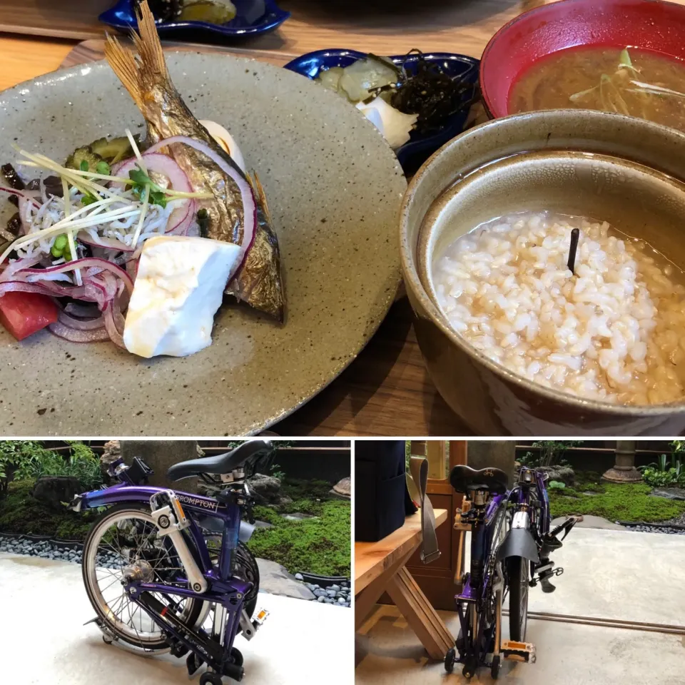 Snapdishの料理写真:茶粥セット

朝7時から飲めるクラフトビール屋さんで。
自転車なのでビールはなし。|Hiro Yanさん