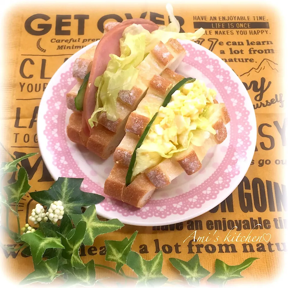 あみさんの料理 ミルクたっぷり💓柔らかミルクハース😊❣️サンドイッチ🥪|あみさん