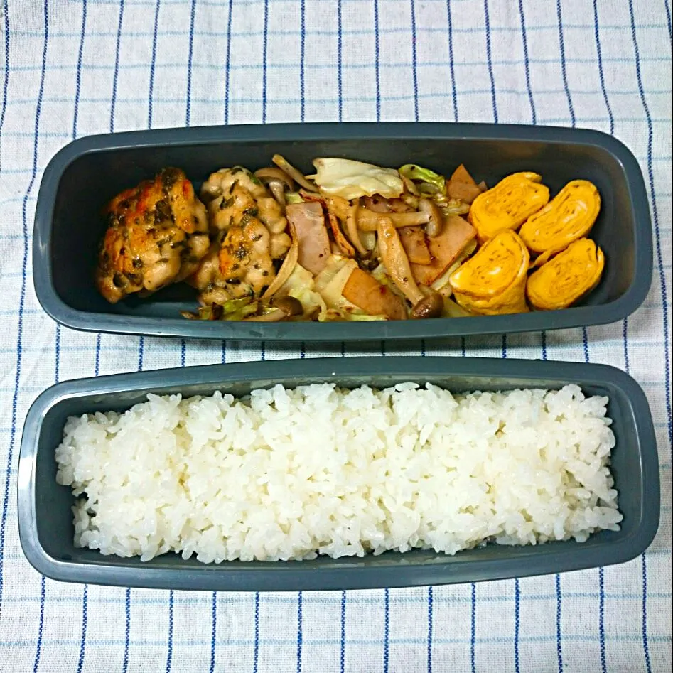 ハム野菜炒めとか弁当|jun(・x・)さん