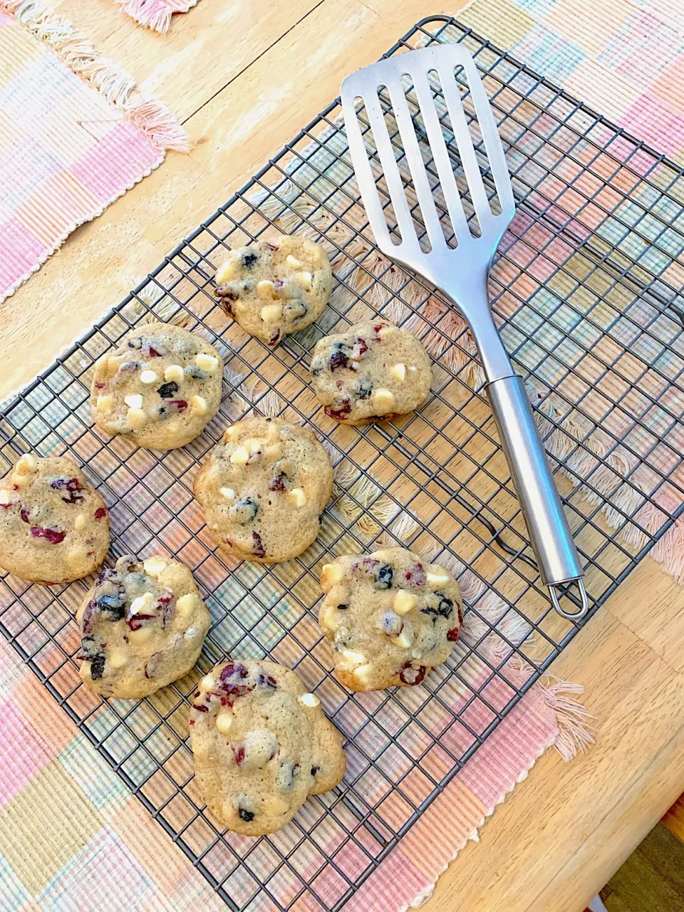 Red white & blue cookies #cranberries, blueberries, white chocolate chip cookies #cookies #redwhitebluecookies|🌺IAnneさん